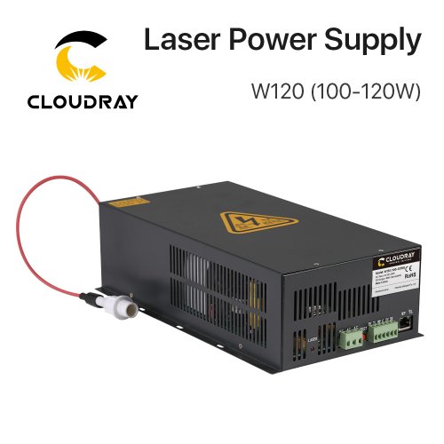 Imagen de Fuente de Alimentación Láser CO2 Cloudray 120W - Alta Potencia para Cortadoras W120