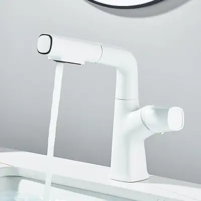 Image de Robinet de salle de bains avec pulvérisateur rotatif 360°