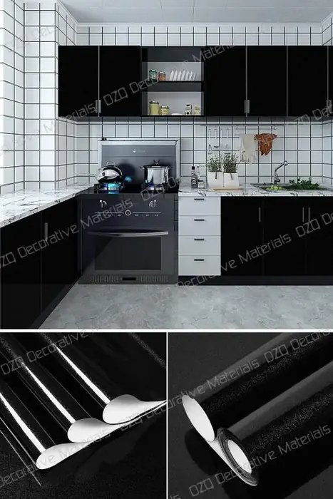 Glänzend Schwarz