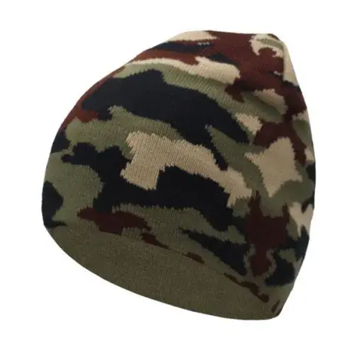 Image de Bonnet Tricoté Camouflage - Hiver & Automne