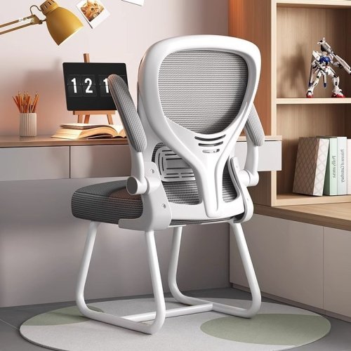 Afbeelding van Ergonomische Computerstoel met Rugleuning – Ideaal voor Thuiswerken, Studie en Bureau in de Slaapkamer of Kamer