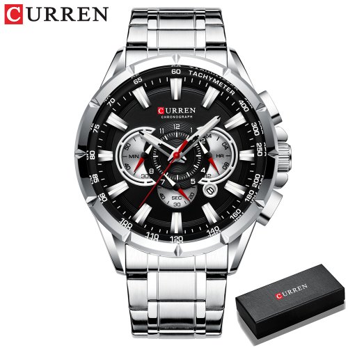 Image de Chronographe Sport Homme - Acier Inoxydable & Cadran Grand