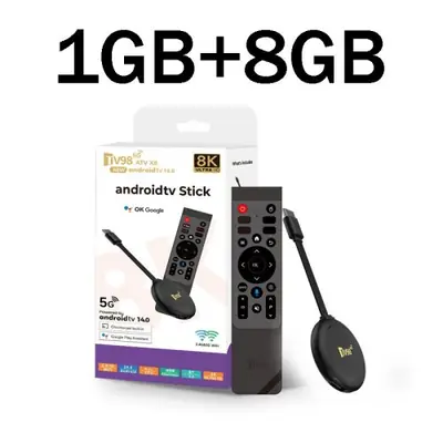Image de TV Stick 4K/8K Ultra HD avec Android 14 et WiFi Dual Band
