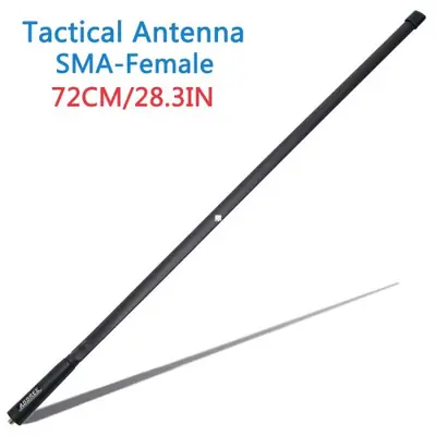 Image de Antenne Tactique Pliable Double Bande VHF/UHF pour Talkie-Walkie Baofeng