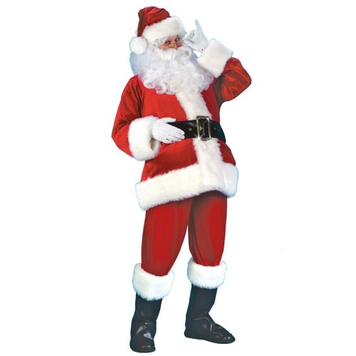 Immagine di Costume da Babbo Natale Deluxe per Adulti