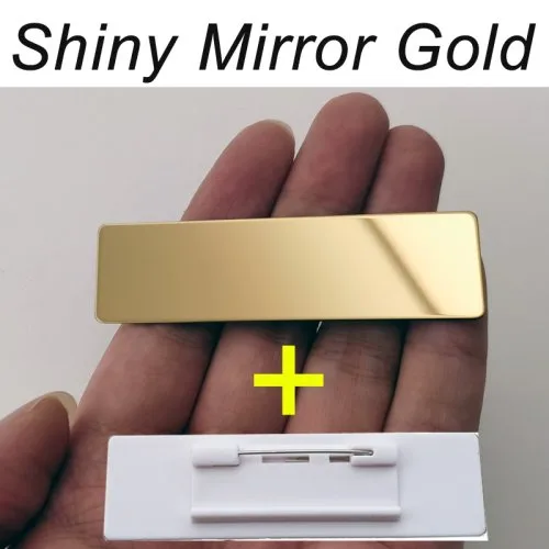 Lustro złoty pin