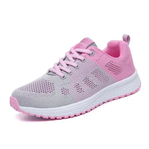 Image de Baskets Femme Respirantes Blanches - Confort & Style