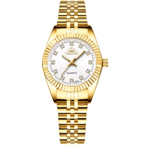 Imagen de Marca CHENXI, reloj dorado de lujo para mujer, reloj para mujer, vestido para mujer, relojes de puls...