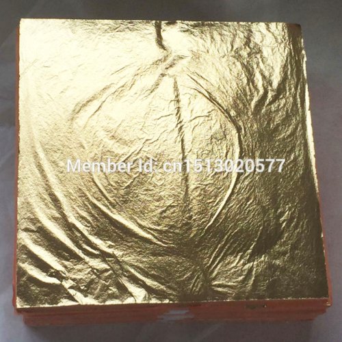 Imagen de Hoja de Oro y Plata Imitación - Pack de 100 Unidades