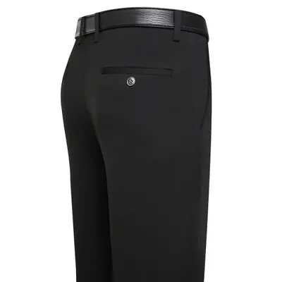 Image de Pantalon Homme Bleu Marine Taille 46-48 - Élégant & Extensible