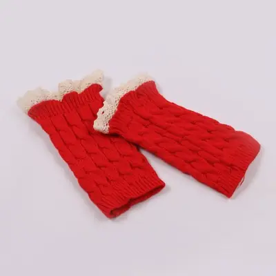 Image de Gants Sans Doigts Dentelle Hiver - Tendance Y2K