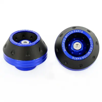 Image de Protection de Roue Moto 4 Pièces - Anti-Chocs en Alliage