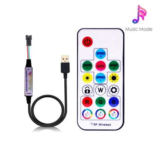 17 klawiszy muzyka USB