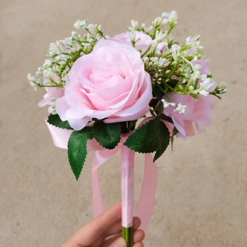 Licht roze wit