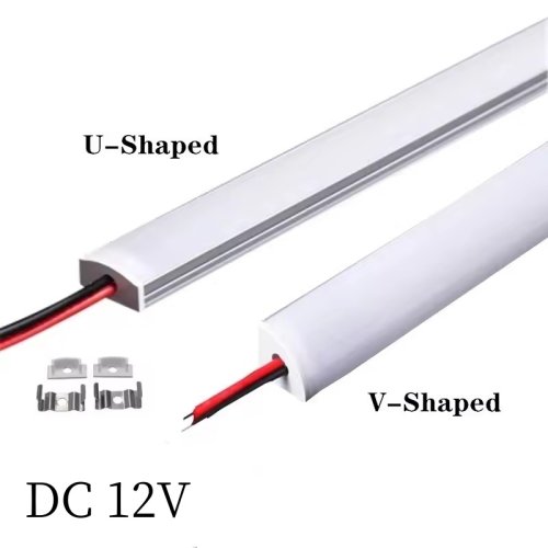 Image of 50cm Aluminum LED Hard Strip Light 36 LEDs 5730/5630 Under Cabinet Bar Lighting 12V DC for Kitchen, Furniture, and Indoor Ambient Illumination