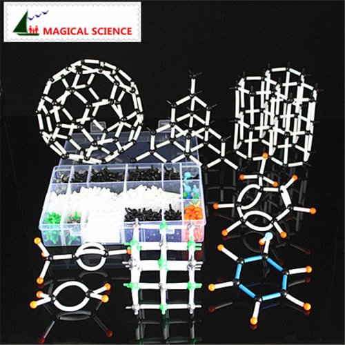 Image of 620-Piece 9mm Molecular Model Kit with Storage Box – Comprehensive Organic Chemistry Teaching Tool for High School and University Students