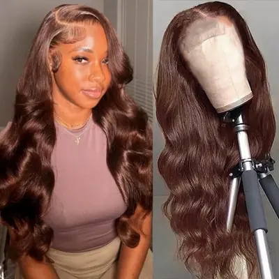 Image de Perruque Lace Front Synthétique Blonde Miel 28''