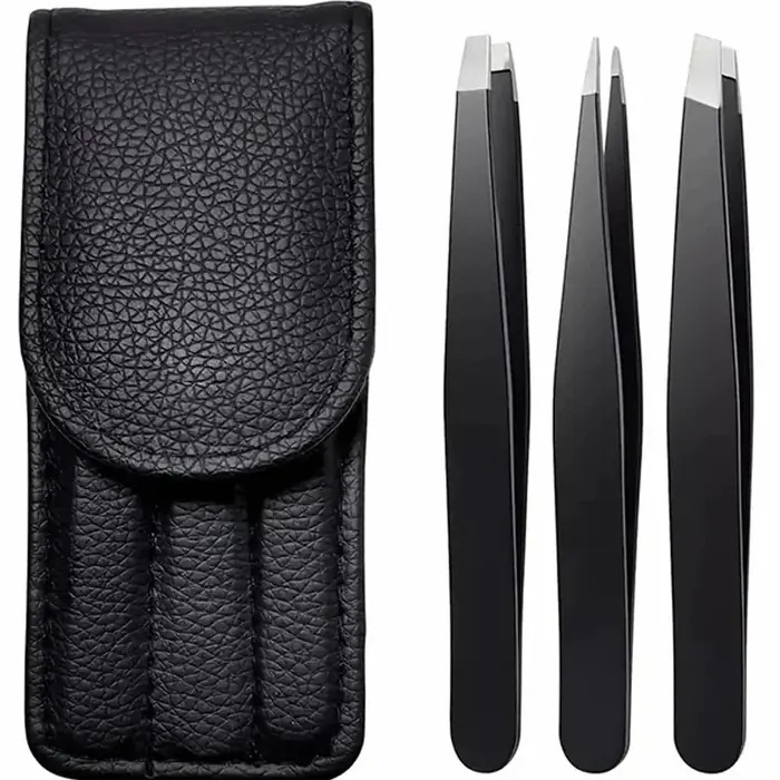 Image de Pincettes à Sourcils Précision - Ensemble 3 Pièces