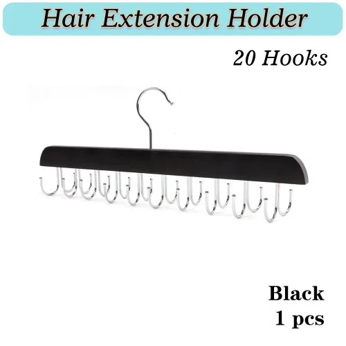 20 haken schwarz 1pcs