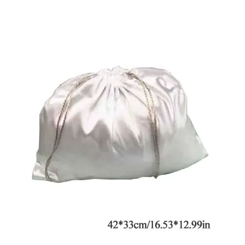 Image de Sac de rangement en satin pour perruques et chaussures