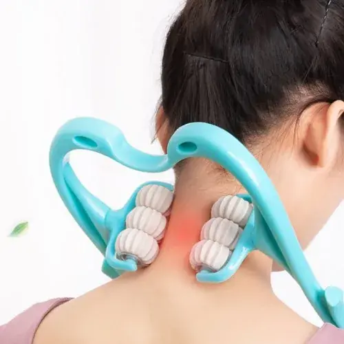 Image de Masseur Cervical 6 Roues - Soulagement Musculaire & Relaxation