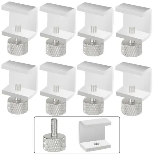 Argent 8pcs