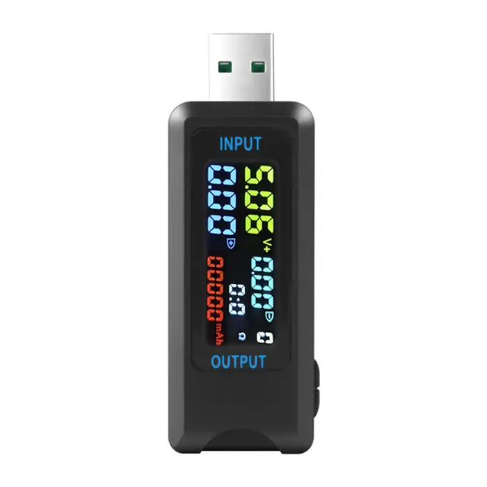 Image de Testeur USB Type-C - Mesure Courant, Tension & Capacité Batterie