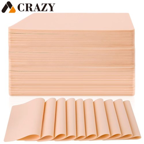 Image of Natural Synthetic Tattoo Practice Skin Sheets – Realistic Fake Skin for Permanent Makeup & Tattoo Training – Ideal for Beginners and Professionals