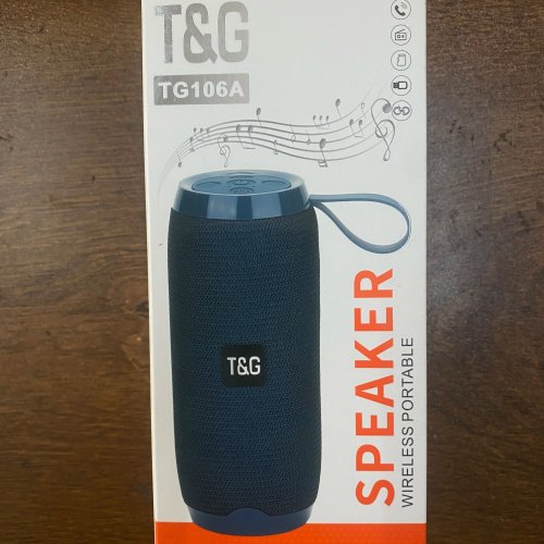 Imagen de TG106A Audio Bluetooth altavoz de graves pesados altavoz de tela portátil al aire libre Mini tarjeta TF Subwoofer AUX USB estéreo bajo altavoz