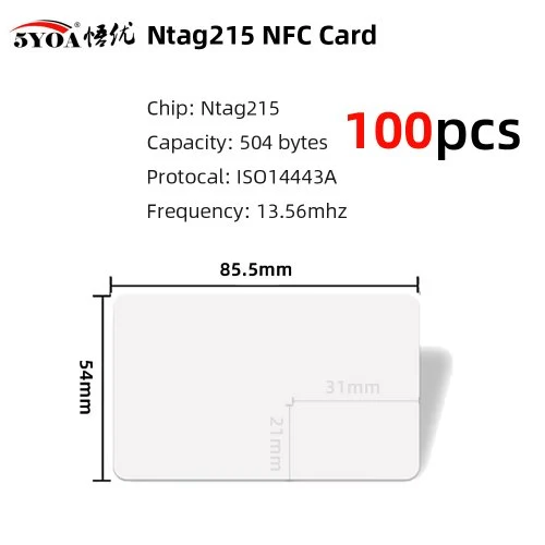 100pcs Card215