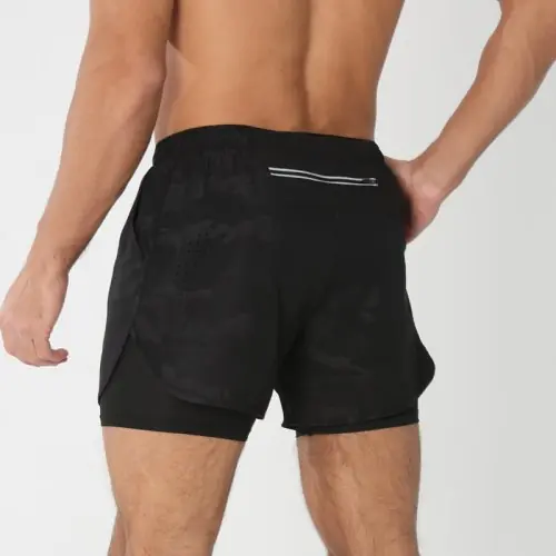 Image de Shorts de Fitness 2-en-1 pour Hommes