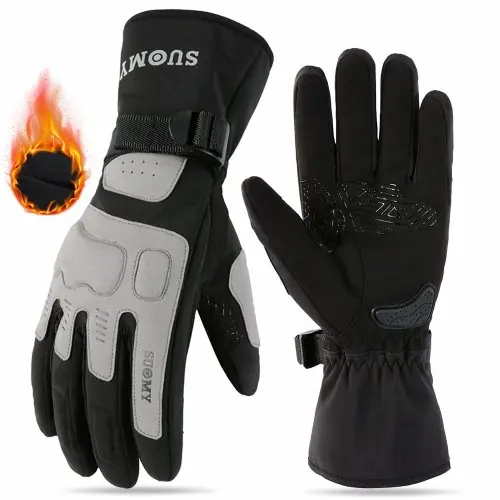 Image de Gants Moto Imperméables Écran Tactile Hiver