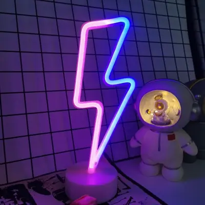 Image de Lampe LED Pluie Néon - Lumière Ambiance Magique
