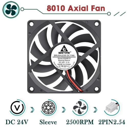 24V casquillo 2500 RPM