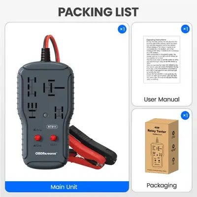 Image de Testeur de Relais Voiture 12V/24V - Diagnostic Rapide & Précis