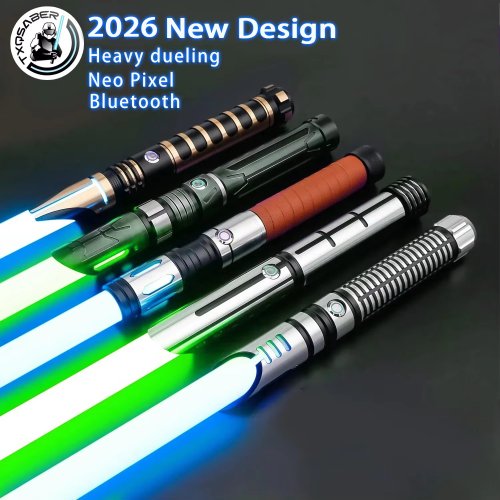 Bild von Leuchtendes Lichtschwert für Jedi-Abenteuer – High-Tech RGB-Schwert mit Metallgriff
