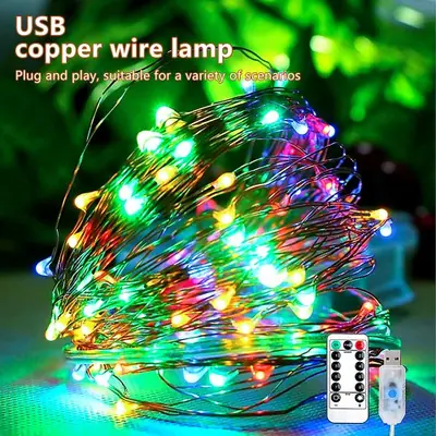Image de Guirlande LED Féerique USB - Étanche & Élégante