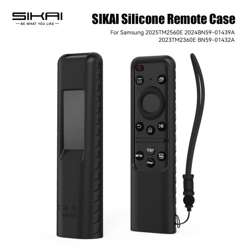 Zdjęcie Silikonowe Etui Ochronne do Pilota Samsung Neo QLED TV TM2360E, TM2361E – Kompatybilne z Modelami BN59-01432J, BN59-01432A, BN59-01439A – Ochrona Przeciw Uderzeniom i Zarysowaniom