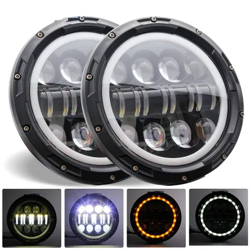 80w Halo light Black