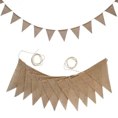 Image de Drapeaux Vintage pour Mariage & Carnaval - Décoration Festive