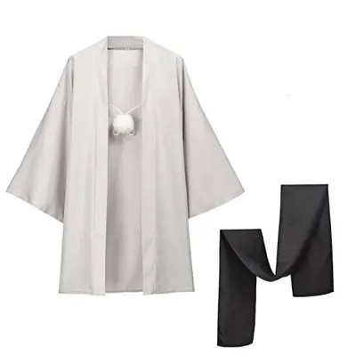 Image de Cosplay Satoru - Haori Kimono Homme avec Écharpe