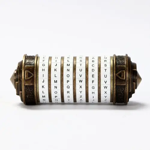Image de Cadenas Cryptex – Puzzle IQ, Jeu d'Énigmes et Cadeau Romantique