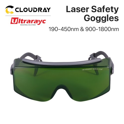 Afbeelding van Ultrarayc Uv Fiber 1064nm Laser Veiligheidsbril Od8 + 190-450nm & 900-1800nm Groene Beschermende Bril Bescherming Brillen