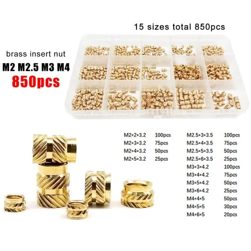 M2M2.5M3M4 850pcs
