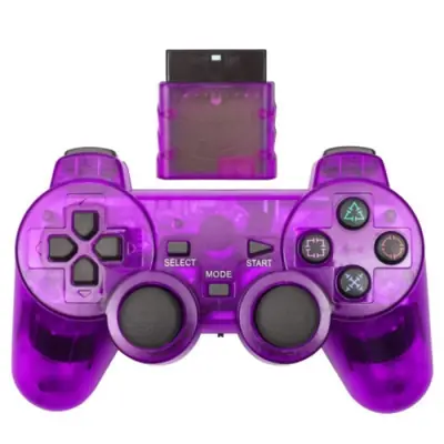 Image de Manette PS2 Sans Fil - Contrôleur USB avec Double Vibration