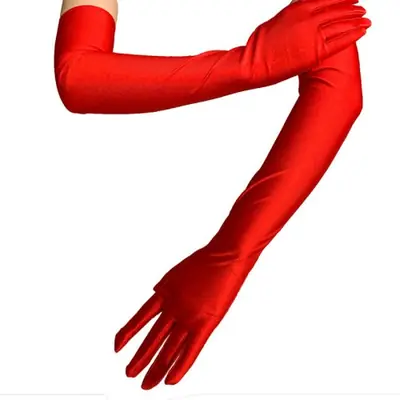 Image de Gants Longs Vintage Noir & Blanc - Style Années 1920