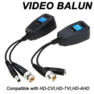 Image de Balun Passif RJ45 1CH pour CCTV HD - Transmission Vidéo & Alimentation