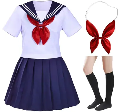 Image de Uniforme Écolière Japonaise - Robe de Marin Classique