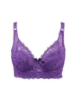 Image de Soutien-gorge Dentelle Grande Taille - Sans Fil & Réglable