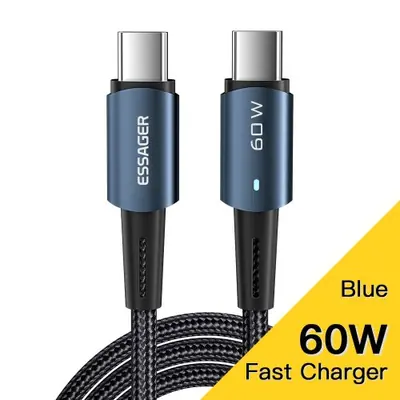 Image de Câble USB-C Rapide 100W - Charge Ultra-Rapide pour Tous les Smartphones